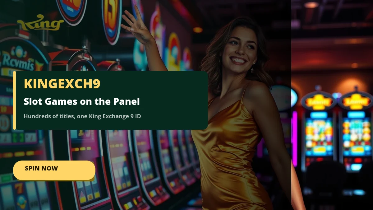 Slot games running in a mobile browser on the KingExch9 platform